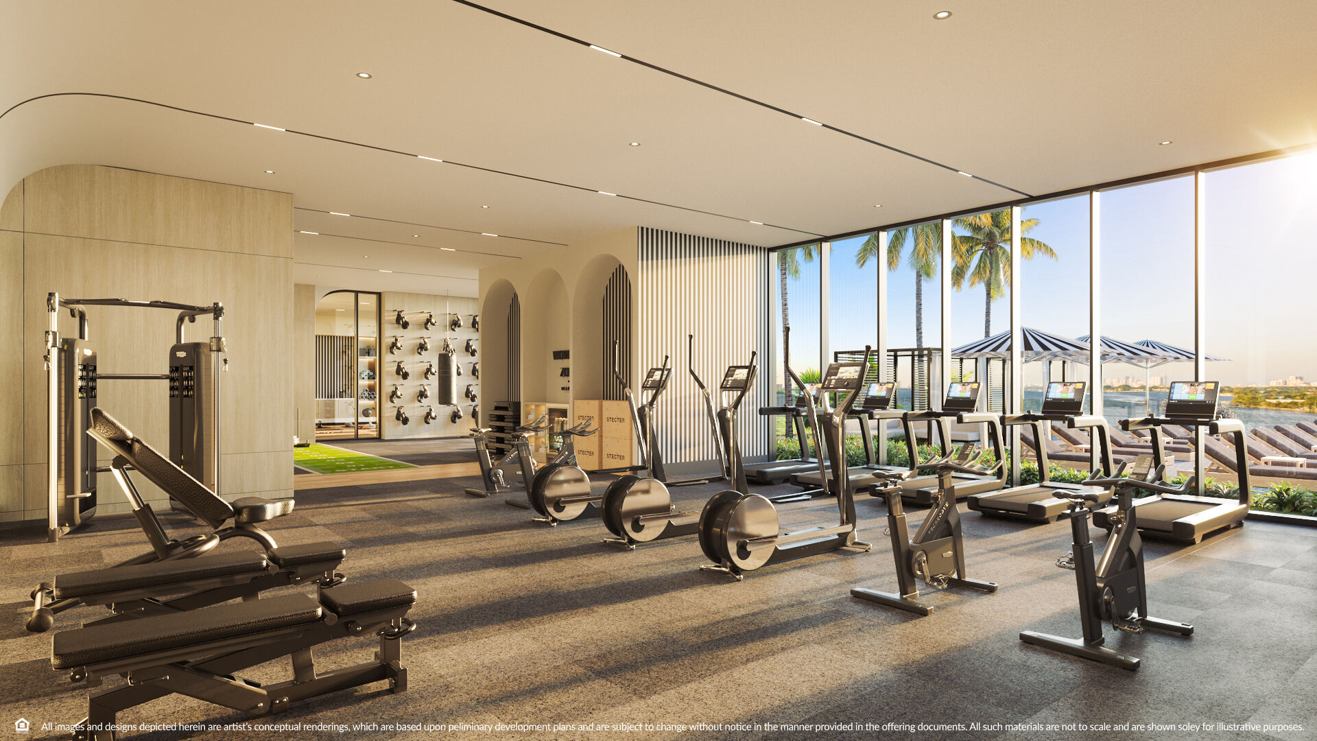 Fitness studio