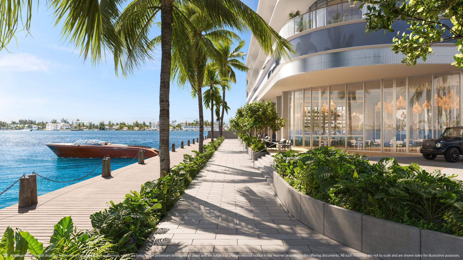 Continuum Club & Residences promenade waterfront